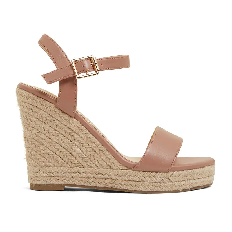 Amato Espadrille in Blush Smooth