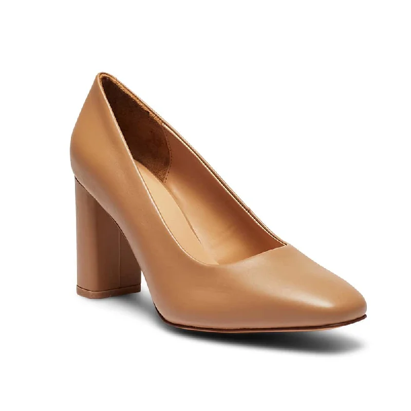 Amber Heel in Camel Leather