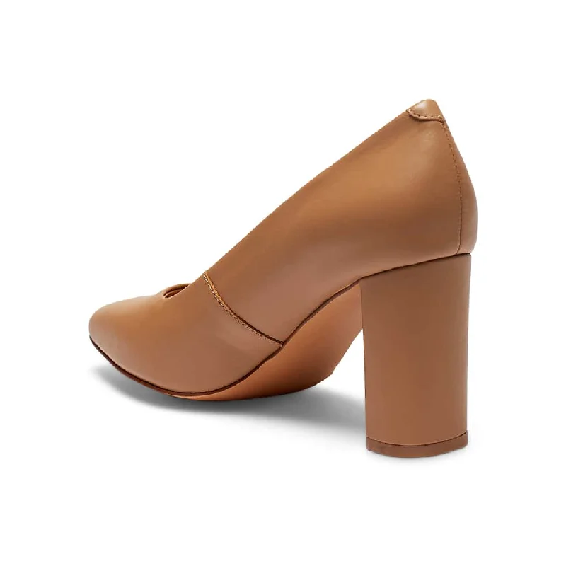 Amber Heel in Camel Leather