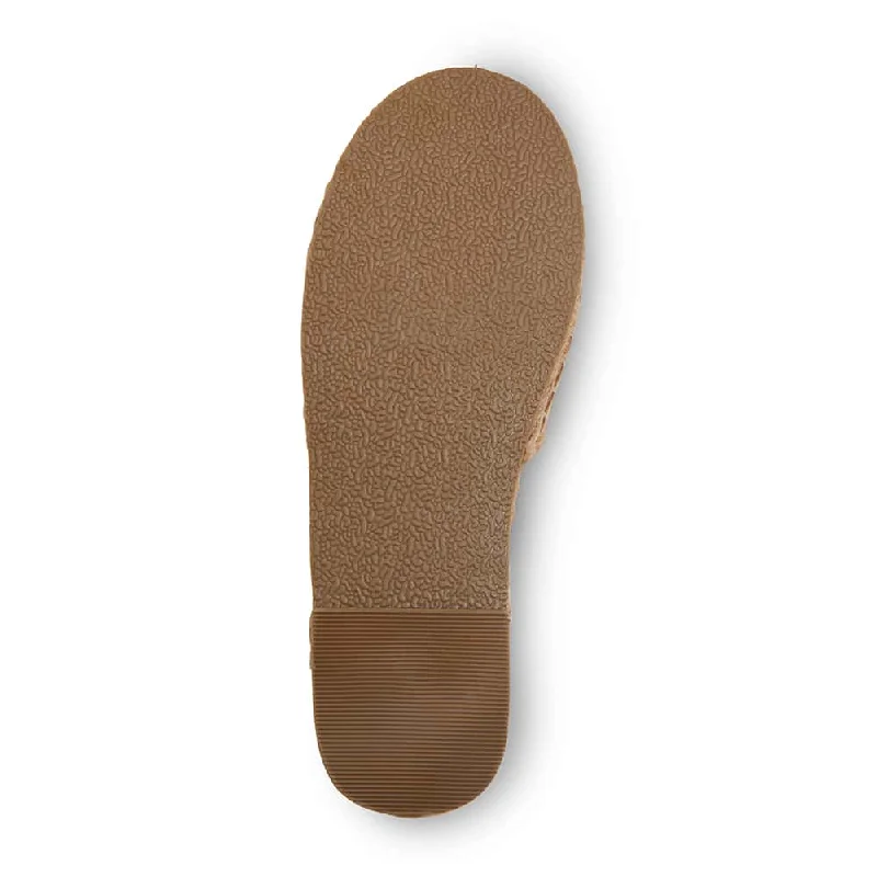 Benny Slide in Natural Leather