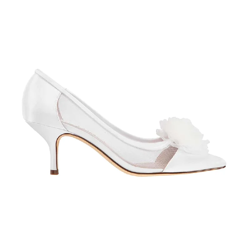 Bettey Heel in White