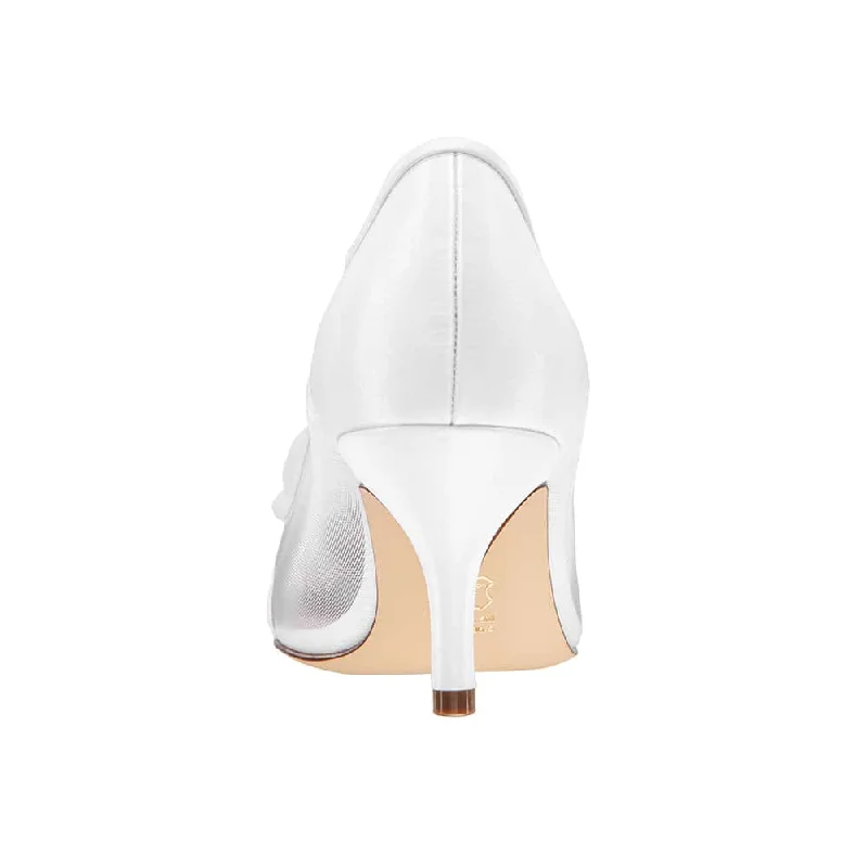 Bettey Heel in White