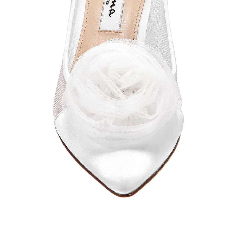 Bettey Heel in White