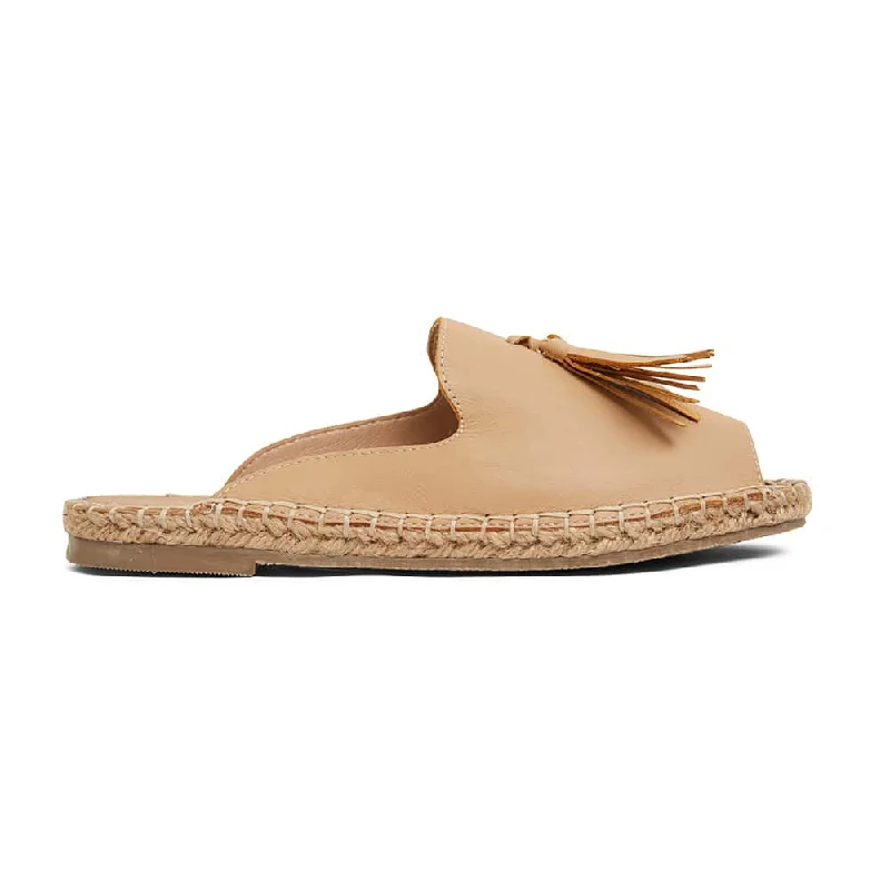 Blink Espadrille in Natural Leather