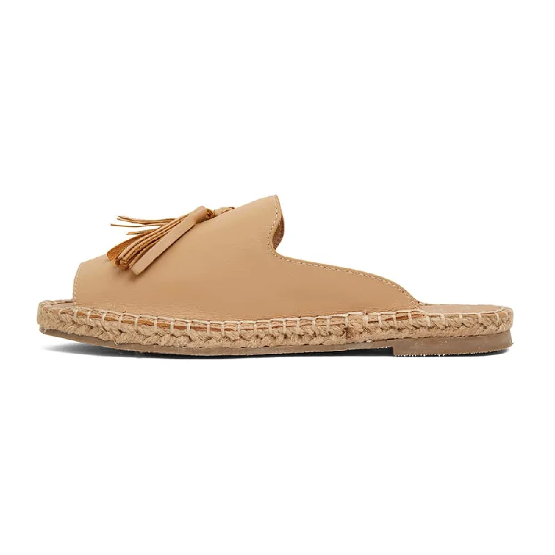 Blink Espadrille in Natural Leather