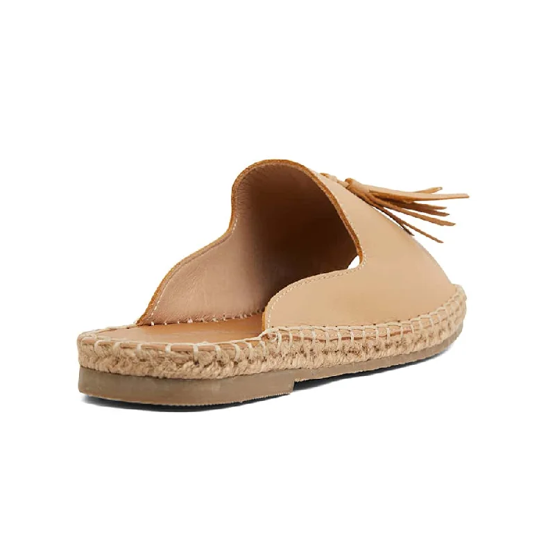 Blink Espadrille in Natural Leather