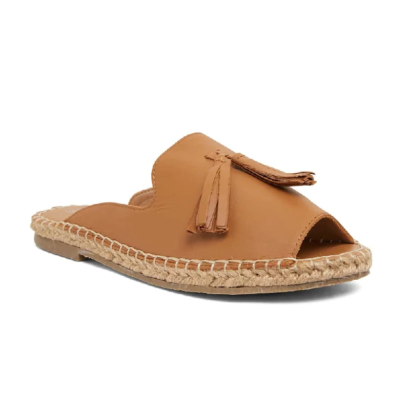 Blink Espadrille in Tan Leather