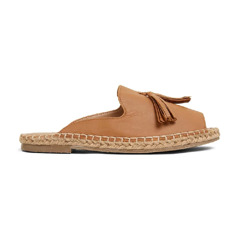 Blink Espadrille in Tan Leather