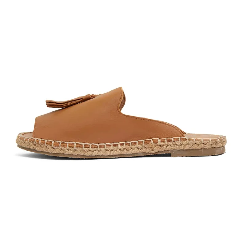 Blink Espadrille in Tan Leather