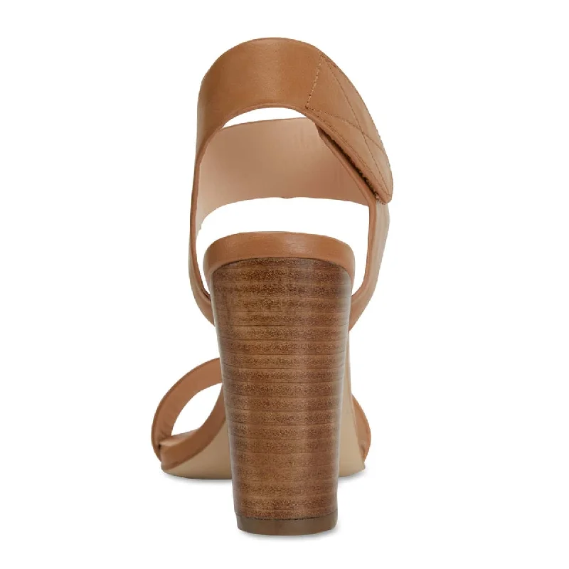 Chad Heel in Light Tan Smooth