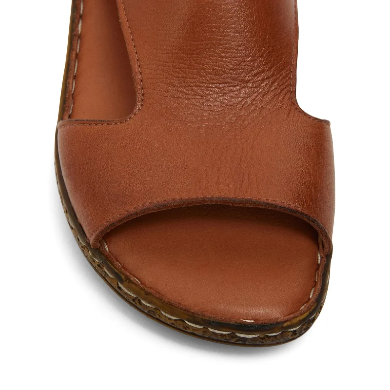 Dustin Sandal in Tan Leather