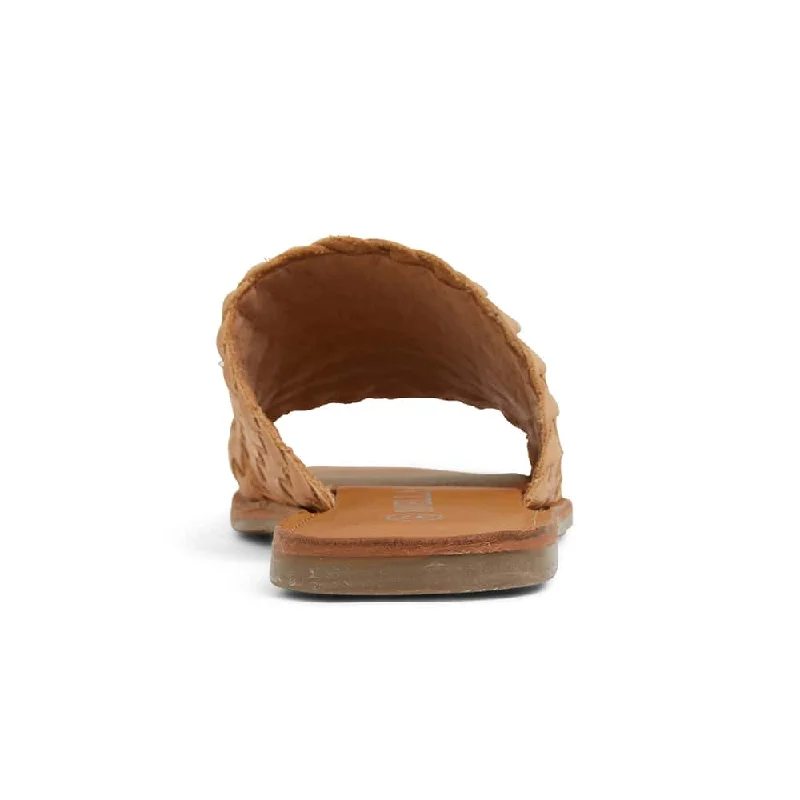 Elliot Slide in Natural Leather