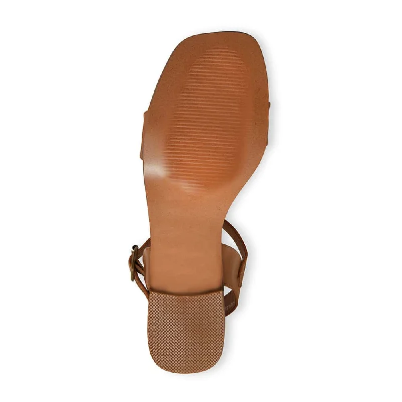 Evolve Heel in Tan Smooth