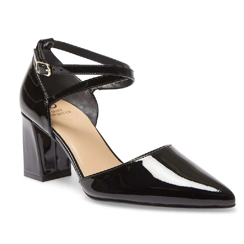 Gwyneth Heel in Black Patent