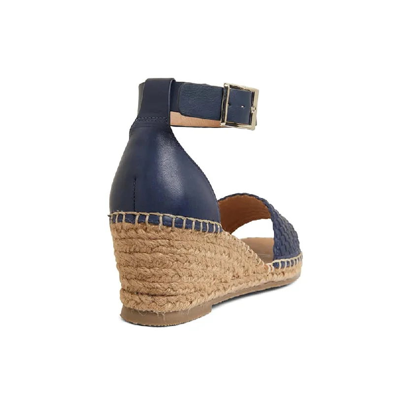 Havanna Espadrille in Navy Weave