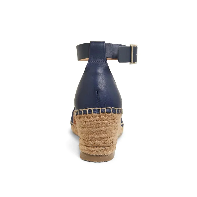 Havanna Espadrille in Navy Weave