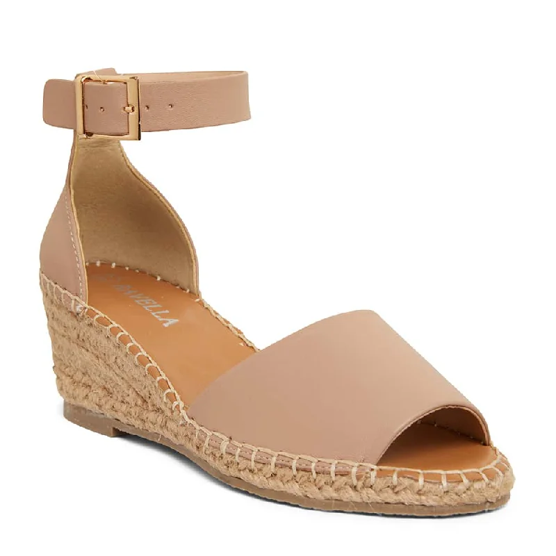 Henley Espadrille in Nude Leather