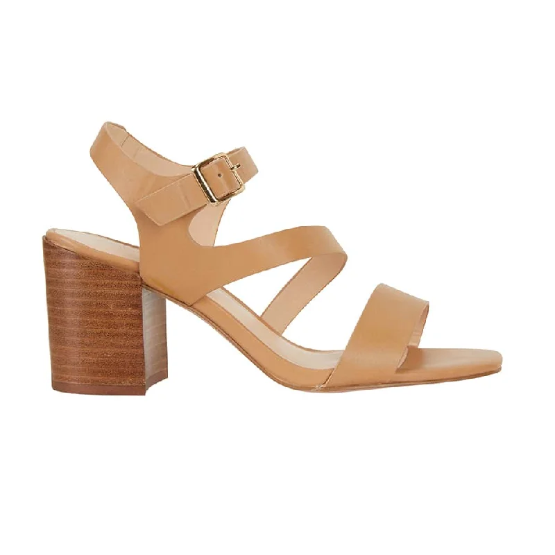 Husky Heel in Camel Smooth