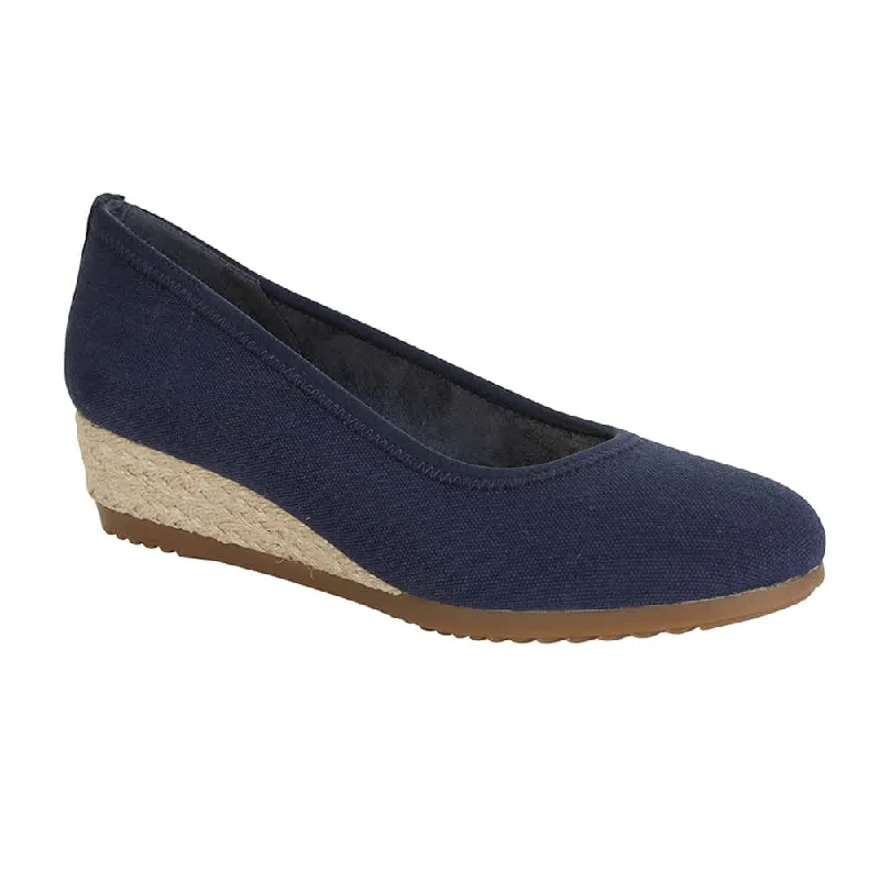 Inferno Espadrille in Navy Fabric