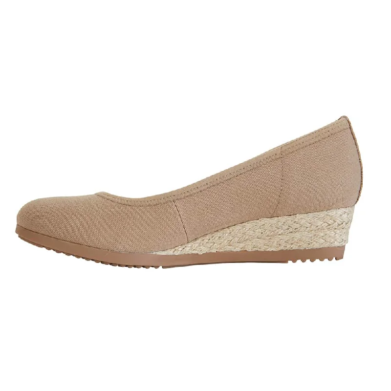 Inferno Espadrille in Taupe Fabric