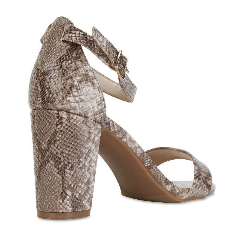 Juliet Heel in Snake Leather