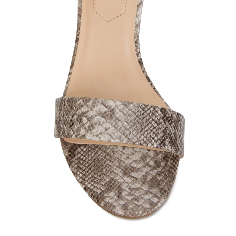 Juliet Heel in Snake Leather