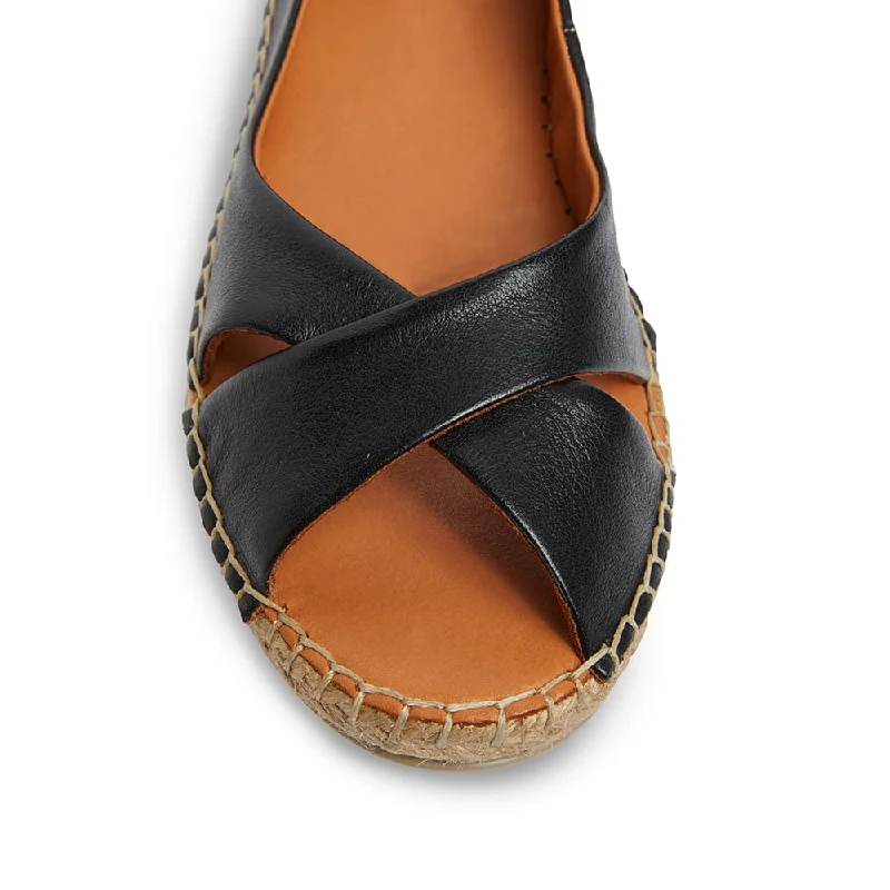 Kala Sandal in Black Leather