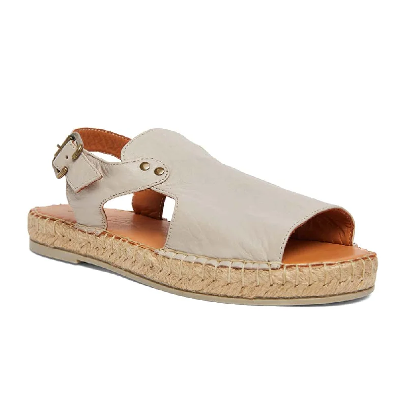 Kasbah Sandal in Nude Leather