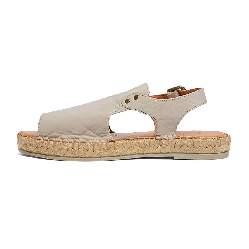 Kasbah Sandal in Nude Leather