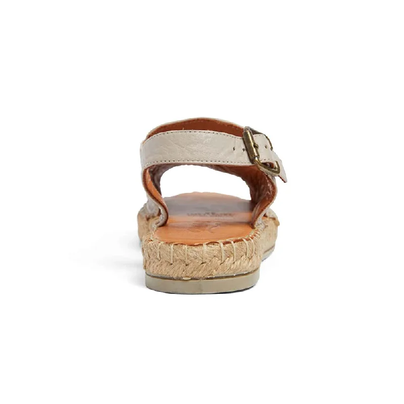 Kasbah Sandal in Nude Leather