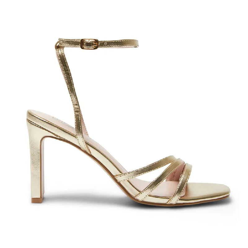 Lara Heel in Soft Gold