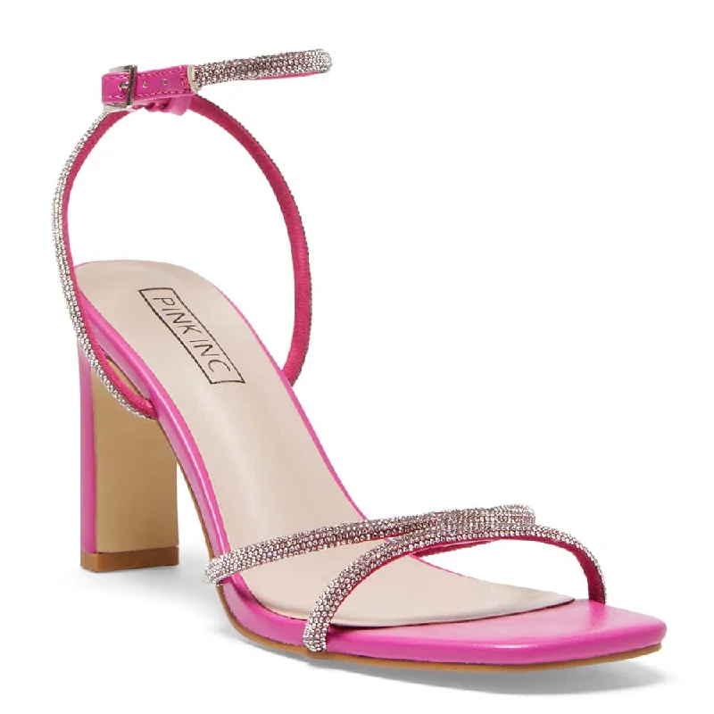 Letita Heel in Pink Smooth