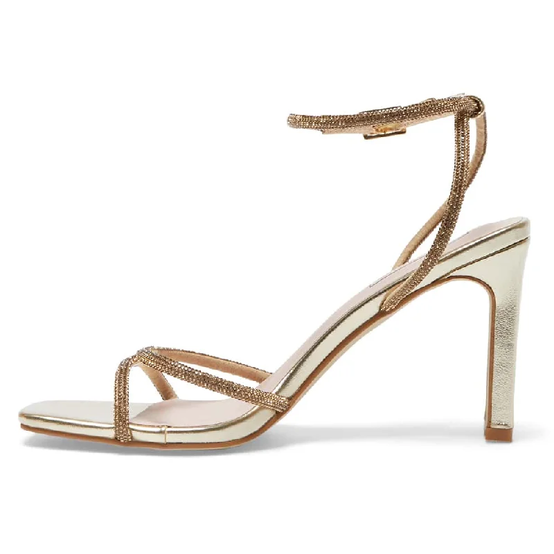 Letita Heel in Soft Gold