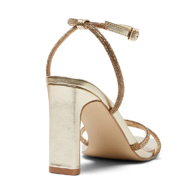 Letita Heel in Soft Gold