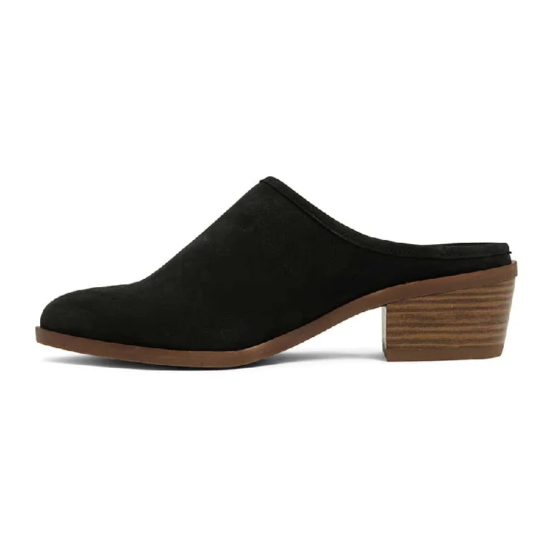 Magnum Heel in Black Nubuck