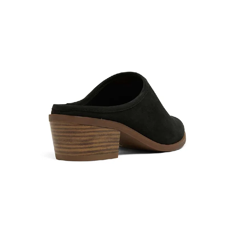 Magnum Heel in Black Nubuck