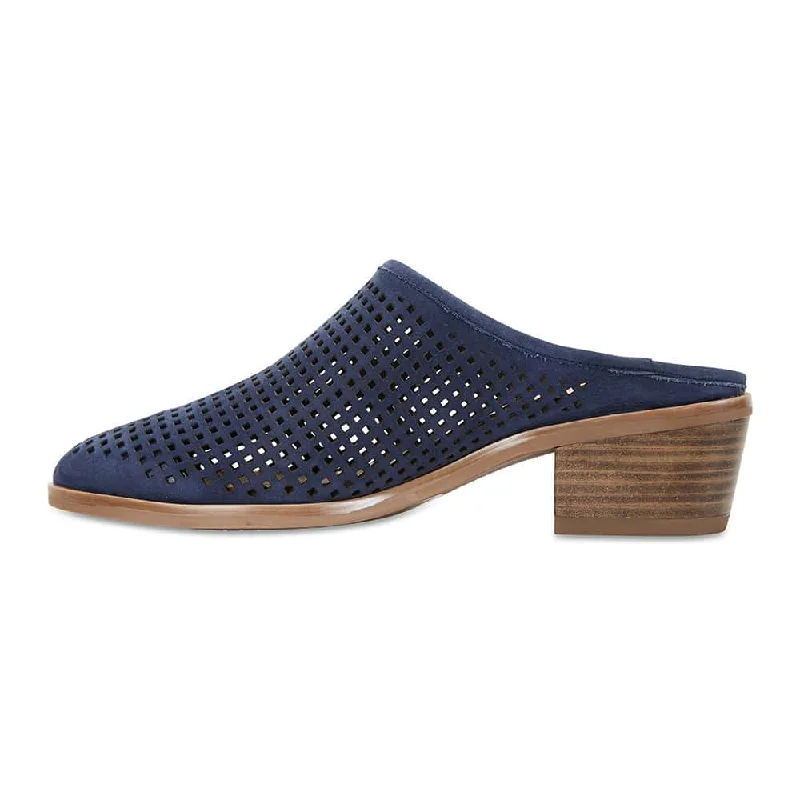 Mystic Heel in Navy Nubuck