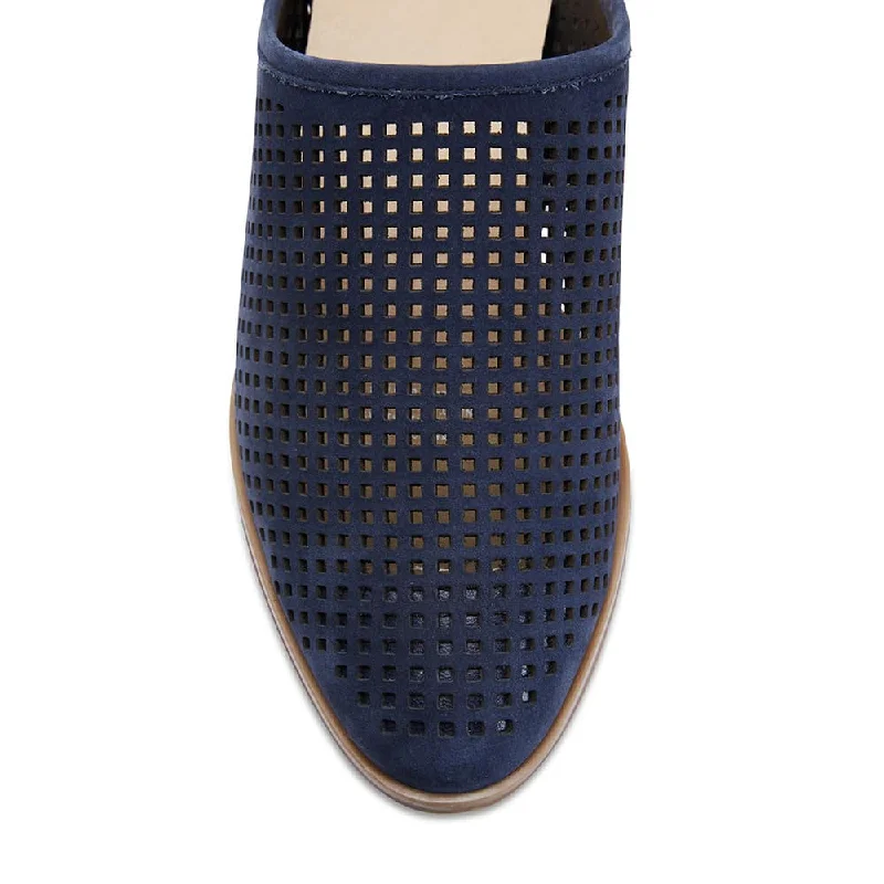 Mystic Heel in Navy Nubuck