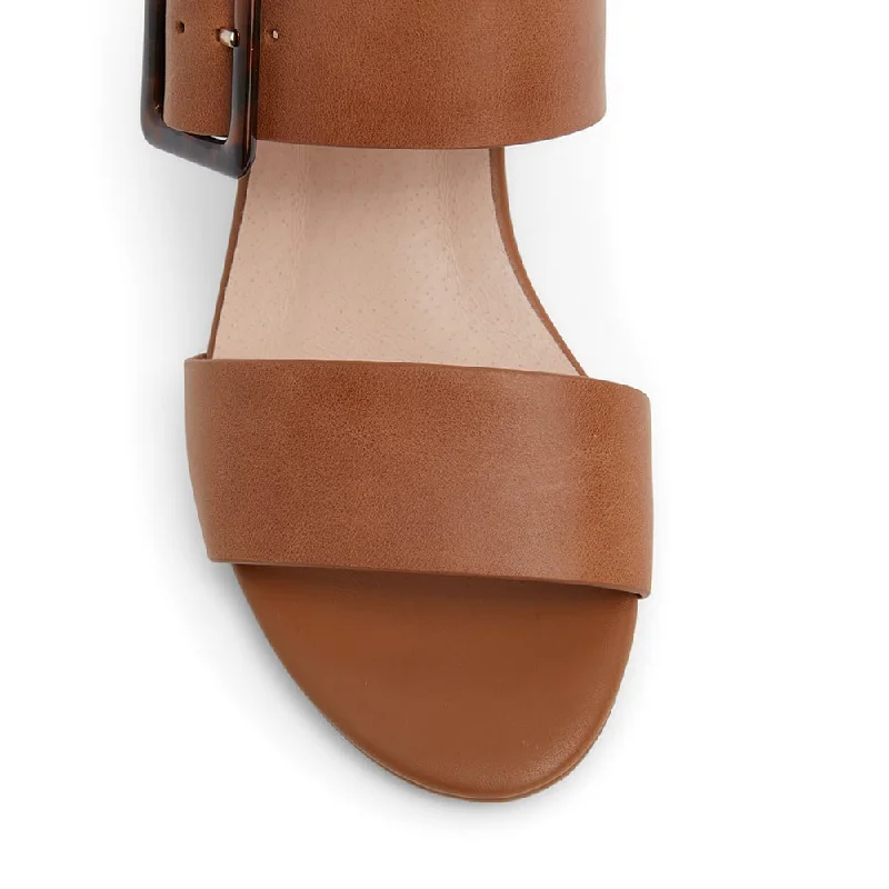 Nate Heel in Tan Leather