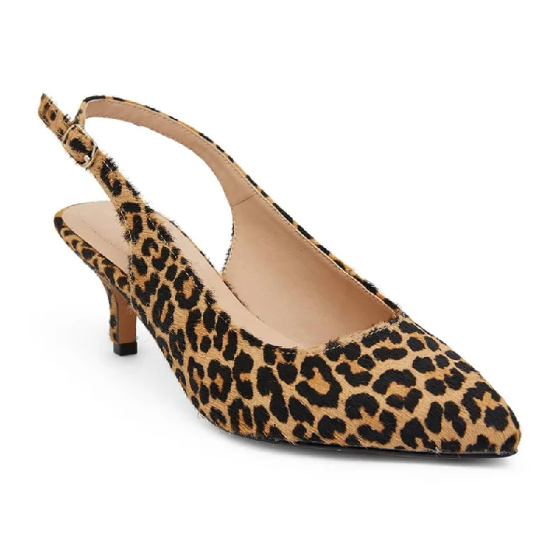 Nina Heel in Animal Fabric