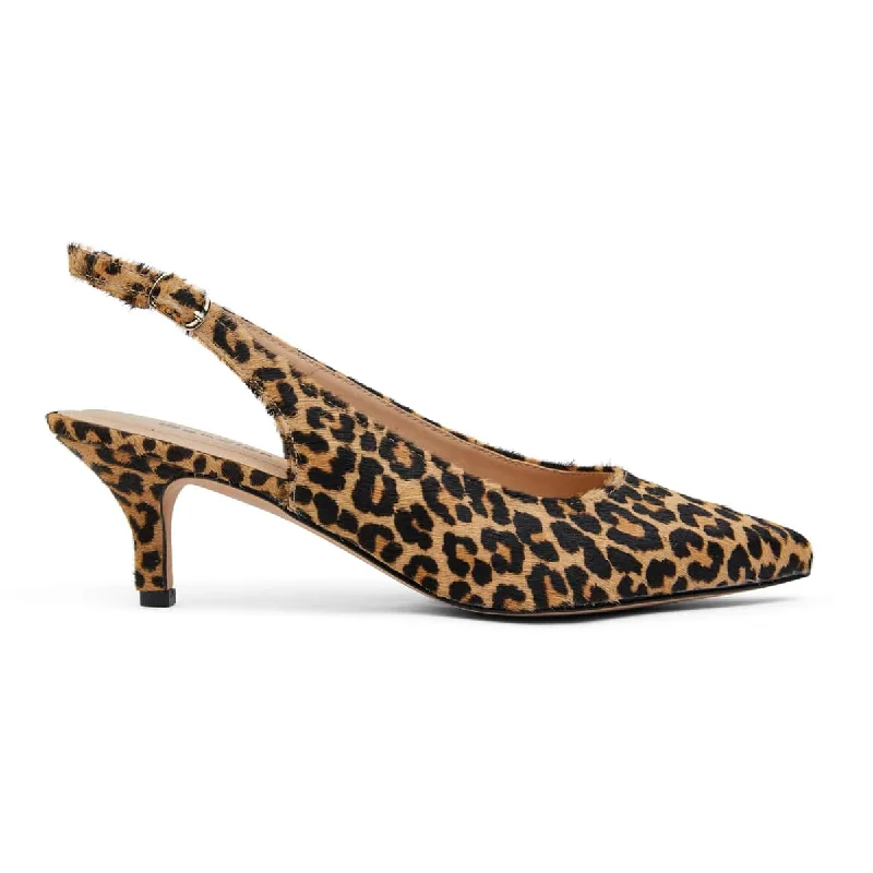 Nina Heel in Animal Fabric