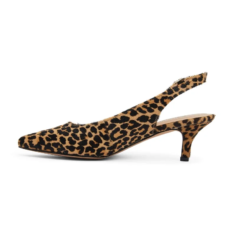 Nina Heel in Animal Fabric