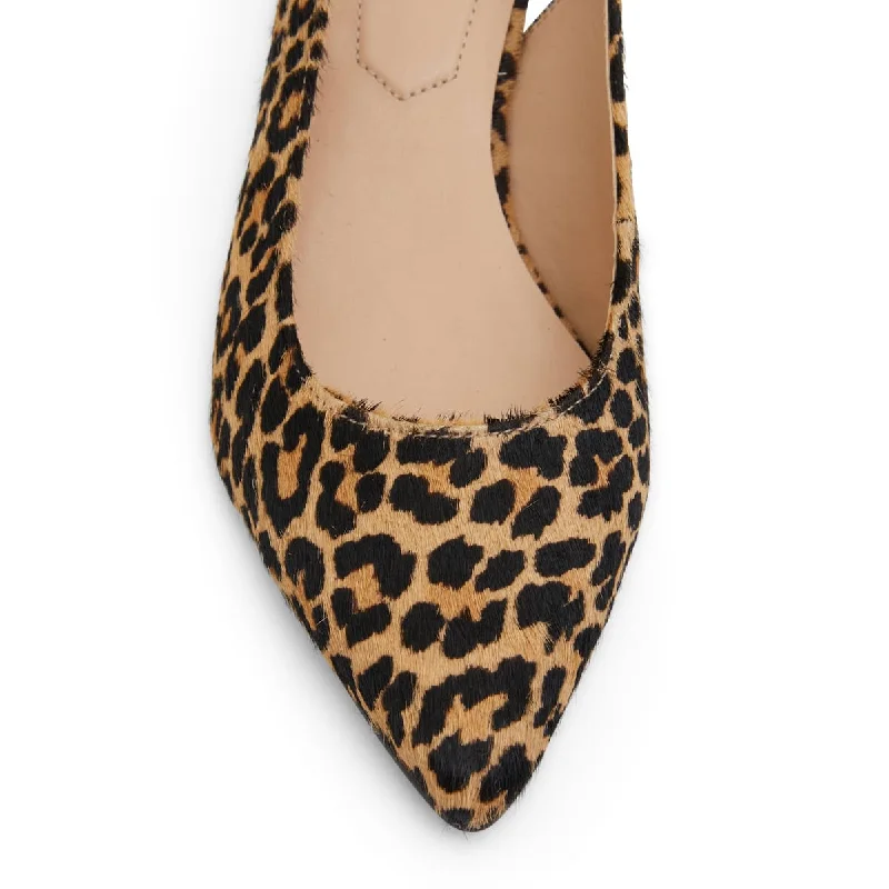 Nina Heel in Animal Fabric