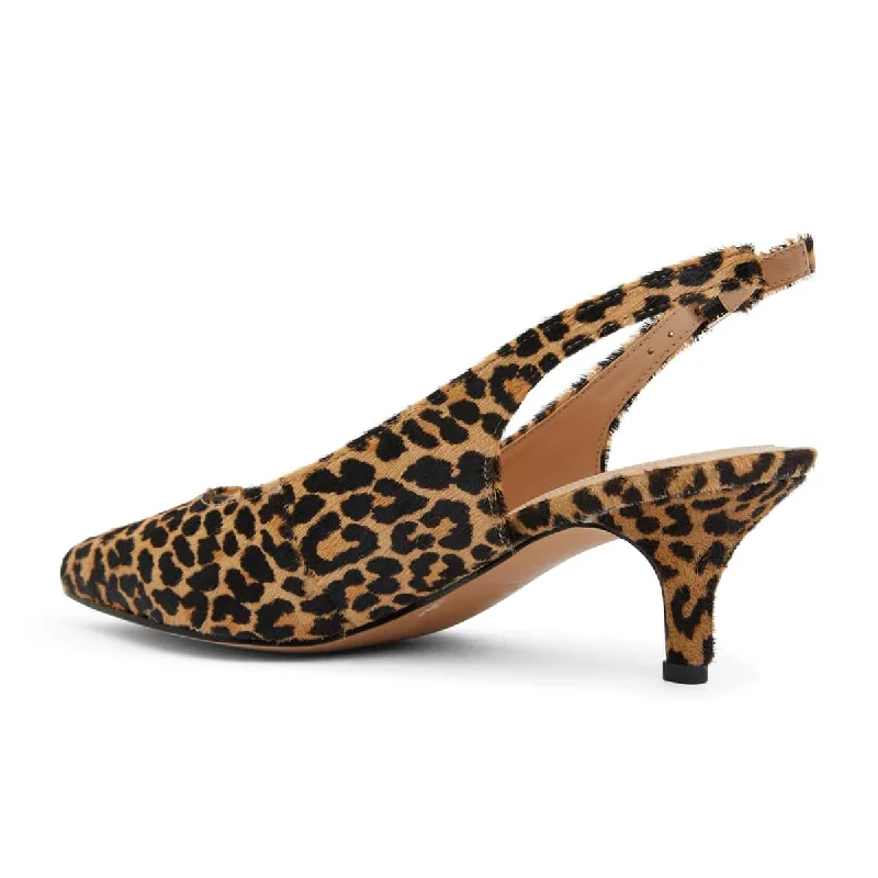 Nina Heel in Animal Fabric