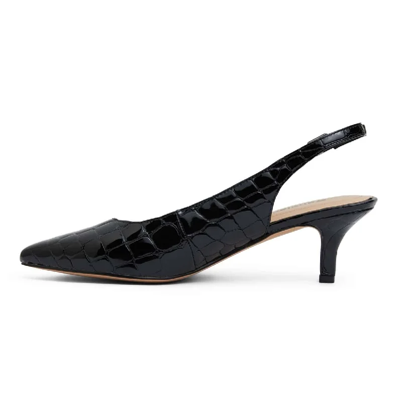 Nina Heel in Black Patent