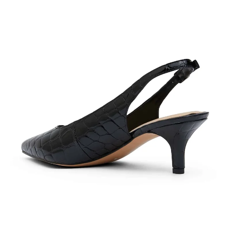 Nina Heel in Black Patent