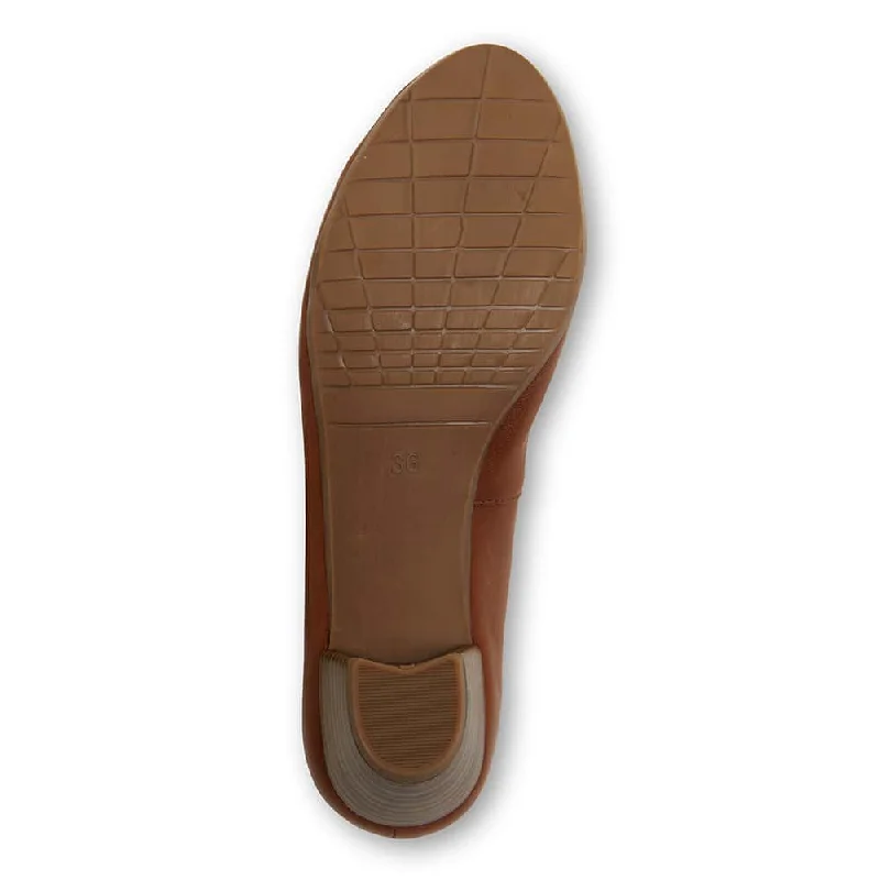 Ollie Heel in Cognac Leather