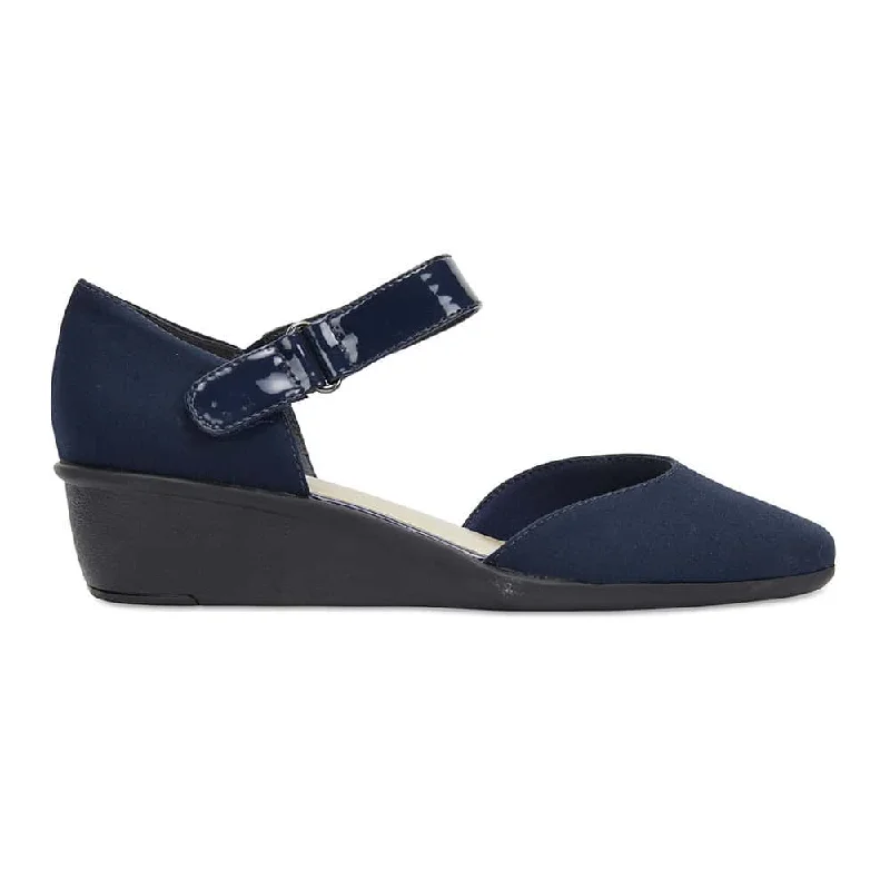 Patriot Heel in Navy Fabric