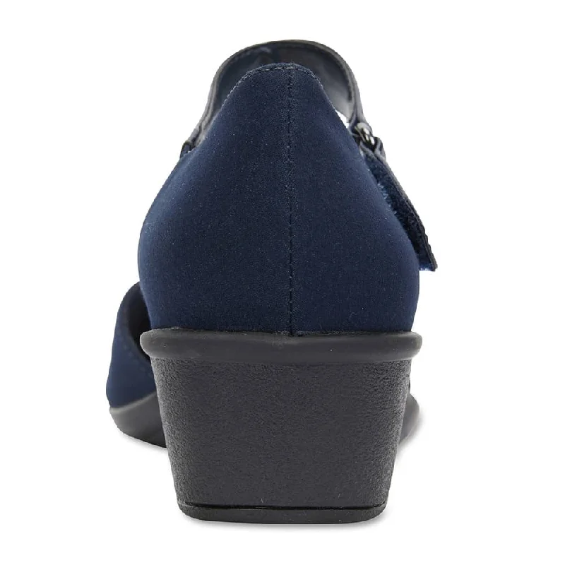 Patriot Heel in Navy Fabric