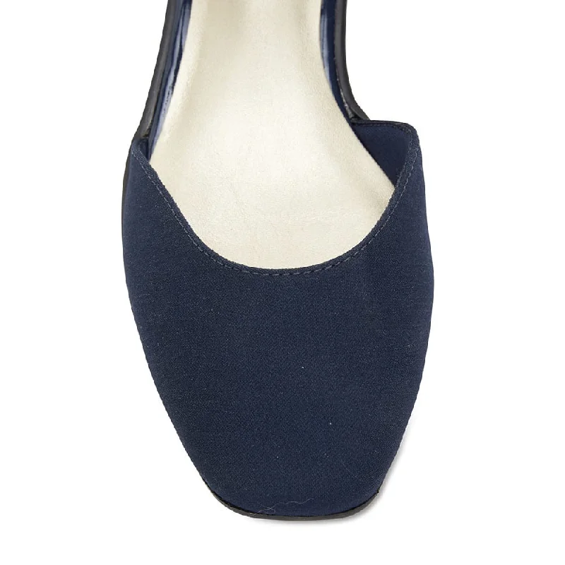 Patriot Heel in Navy Fabric